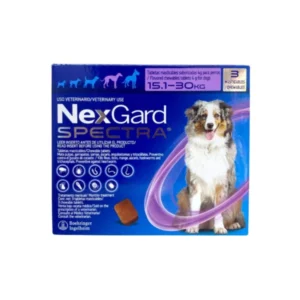 NexGard Spectra 3 Tabletas Perro 15-30 kg | 3 Meses Antiparasitario