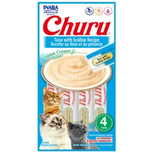Inaba Snack Cat Churu Atún Y Ostión 4 Tubos