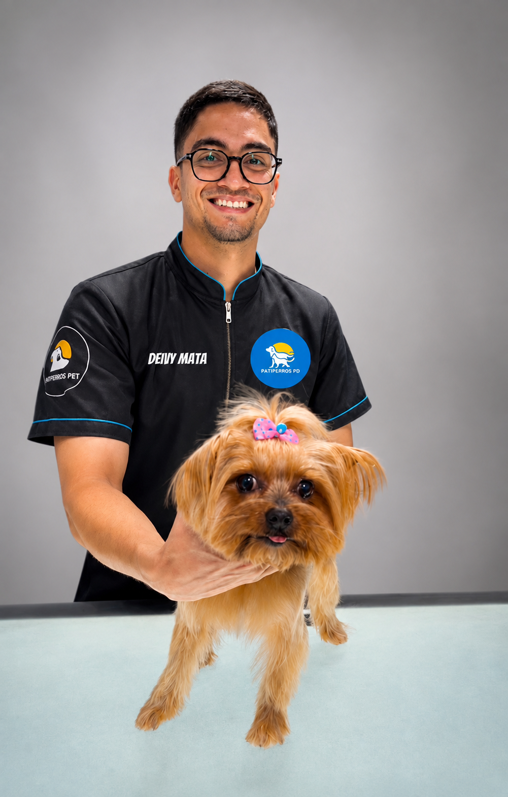Deivy Mata, groomer profesional