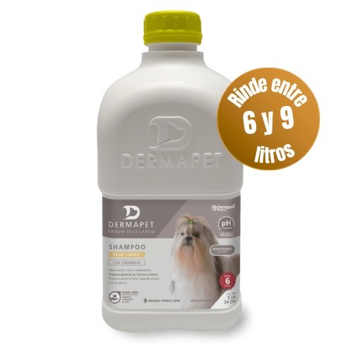 SHAMPOO PARA PERROS PELO LARGO 1L – DERMAPET