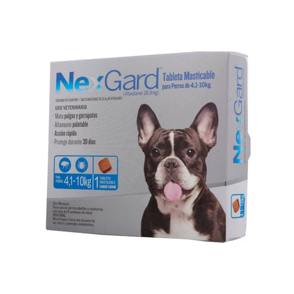 Nexgard 1 Tableta Masticable 4.1 a 10 Kg