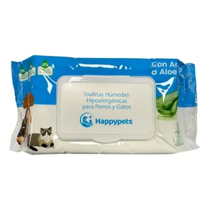 Toallas Húmedas Para Mascotas Perro Gato Happy Pets