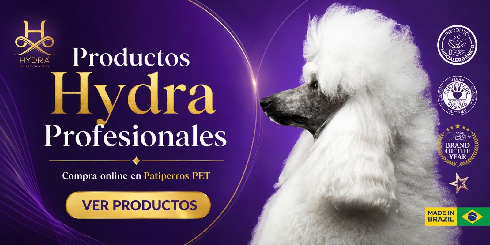 Productos Hydra profesionales disponibles en Patiperros PET