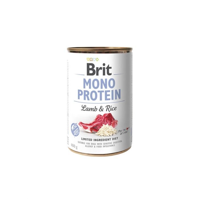 brit care latas perro mono protein lamb y rice 400g brit care latas perro mono protein lamb y rice 400g